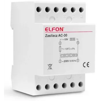 ELFON AC-30 fuente de alimentación 15V 2A