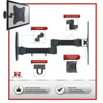 Soporte de TV OPTICUM FLEXI TWIN 17-42
