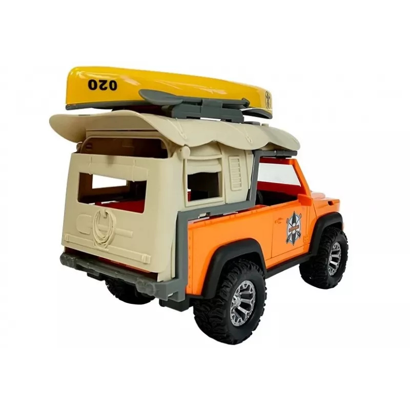 LEAN TOYS Camión de camping Jeep con sonidos y luces