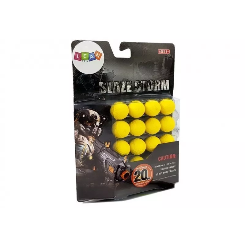 LEAN TOYS Balines de rifle BB de 2 cm 20 uds.