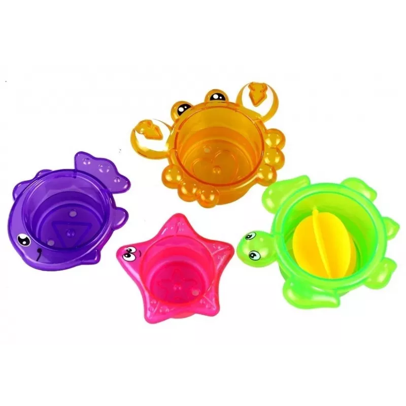 LEAN TOYS Pelícano con patrones para el baño