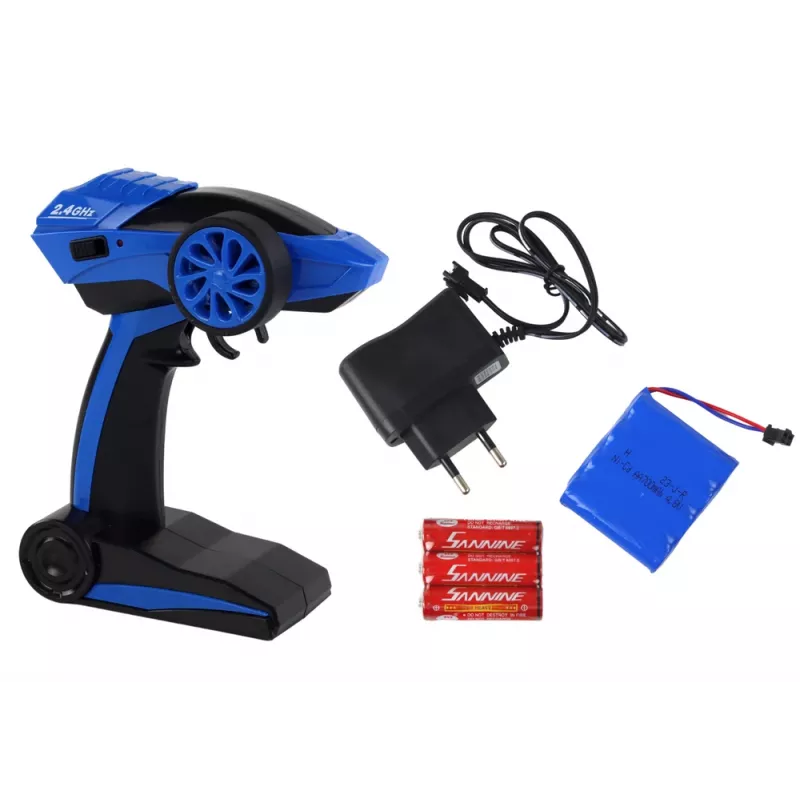 LEAN TOYS Coche RC todoterreno radiocontrol 1:14 2.4G azul