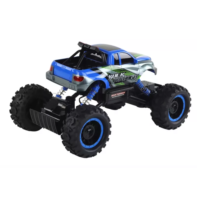 LEAN TOYS Coche RC todoterreno radiocontrol 1:14 2.4G azul