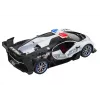 LEAN TOYS Coche de policía RC radiocontrol escala 1:12, blanco