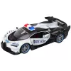 LEAN TOYS Coche de policía RC radiocontrol escala 1:12, blanco