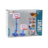 LEAN TOYS Canasta de baloncesto con balón ajustable y bomba 138cm azul