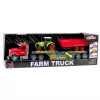 LEAN TOYS Set camión tractor con remolque luces y sonidos rojo