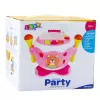 LEAN TOYS Tambor bebé musical interactivo luces sonidos rosa