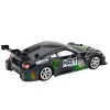 LEAN TOYS Coche drift RC negro verde 30km/h 1:16