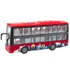 LEAN TOYS Autobús urbano de dos pisos 1:16 con tracción, luces y sonidos rojo