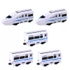 LEAN TOYS Tren de juguete interactivo con sonidos y luz, blanco, 62 cm