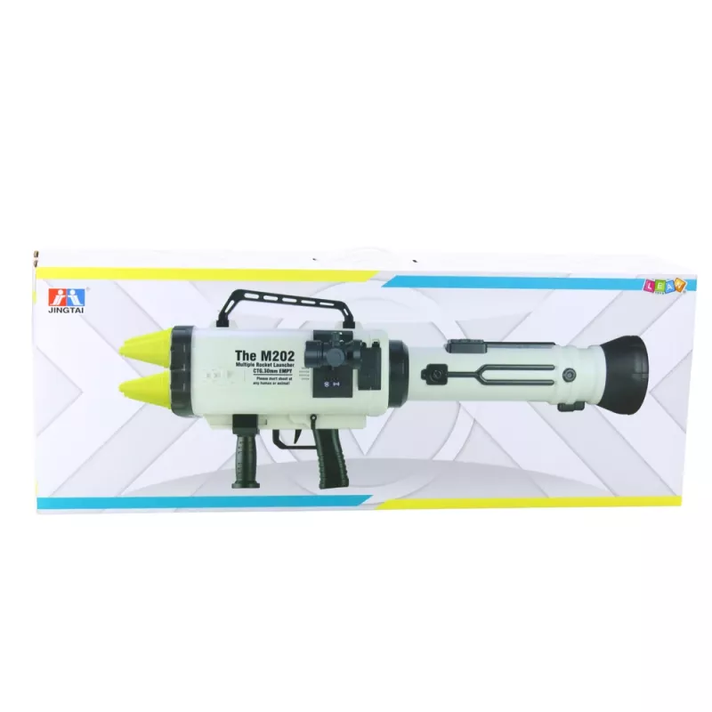 LEAN TOYS Lanzacohetes gigante M202 con misiles de esponja 68cm