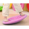 LEAN TOYS Tabla de equilibrio sensorial para niños con pelotas de goma 5 uds. rosa