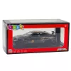 LEAN TOYS Coche deportivo de metal con retroceso, luces y sonidos negro 1:32