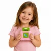 LEAN TOYS Lector de tarjetas de aprendizaje de palabras en inglés juguete educativo rosa