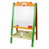 LEAN TOYS Pizarra magnética didáctica de doble cara 2 en 1 con rotuladores, letras y números