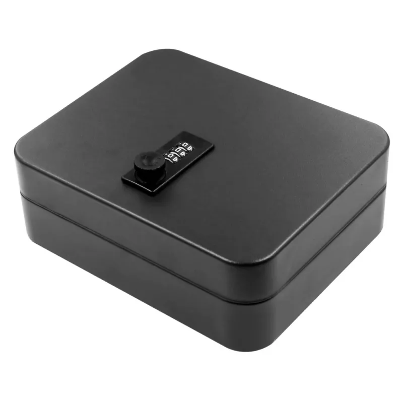 LEAN Caja metálica para llaves con código digital, 48 ganchos, pegatinas negras