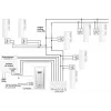ACO INS-UP720B UNIFON - Auricular de portero automático digital con 1 botón, blanco