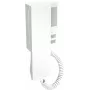 ACO INS-UP UNIFON - Auricular de portero automático de audio con 2 botones y retención magnética del auricular, blanco