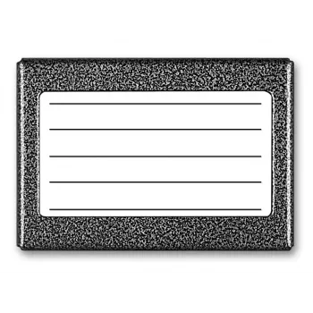 ACO CDN-5N ST Panel de placa de timbre retroiluminado (aprox. 5 entradas)