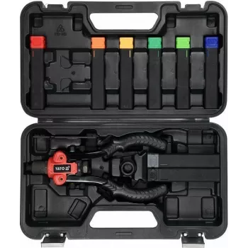 Yato YT-36091 Set de remachadora manual con 4 boquillas y remaches
