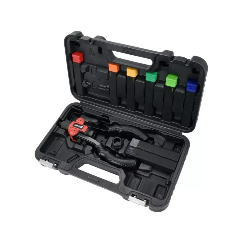 Yato YT-36091 Set de remachadora manual con 4 boquillas y remaches