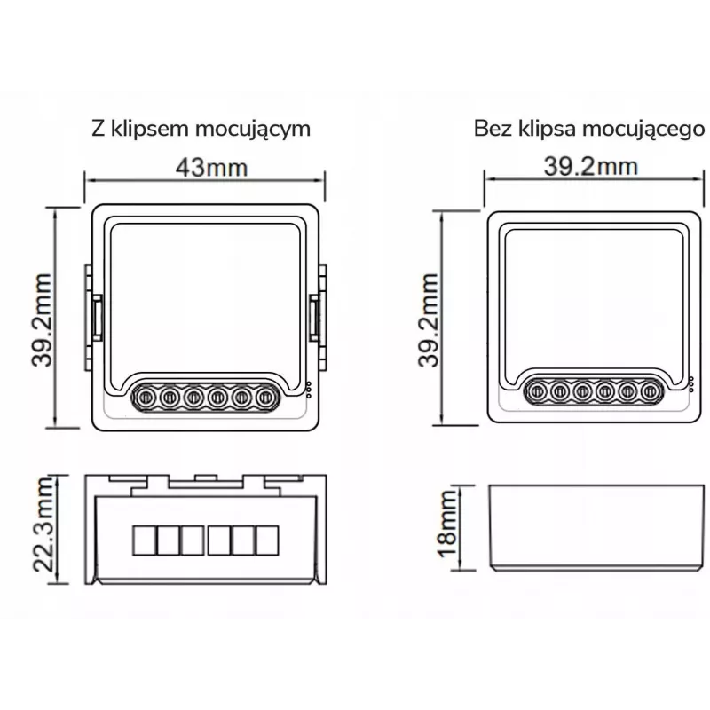 OXT T250G Módulo sensor ZigBee para puerta de garaje con contacto magnético para TUYA Smart Life