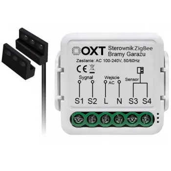 OXT T250G Módulo sensor ZigBee para puerta de garaje con contacto magnético para TUYA Smart Life