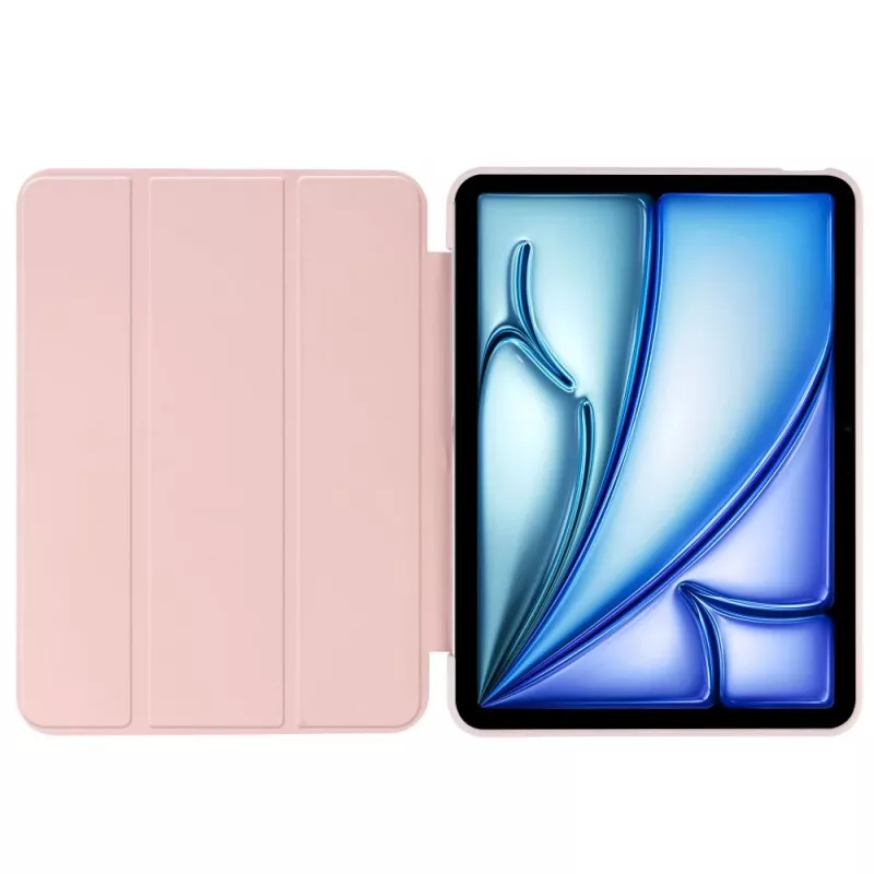 Tech-Protect Smartcase funda para iPad Air 10.9 (4.ª/5.ª gen, 2020-2022) / iPad Air 11 (6.ª/7.ª/8.ª gen, 2024-2026), rosa