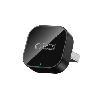 TECH-PROTECT ULTRABOOST CA01 Adaptador Apple CarPlay / Android Auto USB Bluetooth 5.4 negro mate