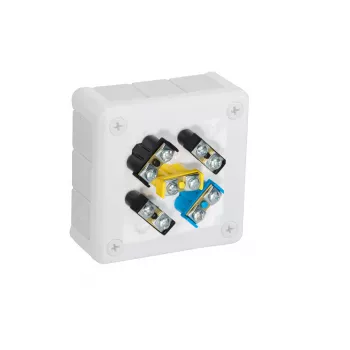 VIPLAST VP-41 Caja de derivación de superficie 12 entradas blanca IP55 98x98x42 mm 041-51
