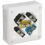 VIPLAST VP-51 Caja de derivación de superficie 12 entradas blanca IP55 118x118x46 mm 051-51