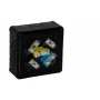 VIPLAST VP-41 Caja de derivación de superficie con bornes, 12 entradas de cable, IP55, negra, 98x98x42 mm
