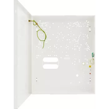 Pulsar AWO200PU Carcasa metálica universal, Negra, acero 0,8 mm, IP20, montaje en pared, cerradura con llave