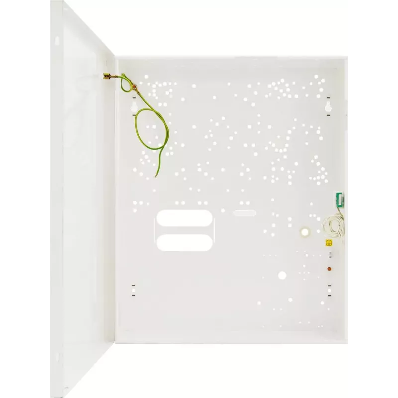 Pulsar AWO200PU Carcasa metálica universal, Negra, acero 0,8 mm, IP20, montaje en pared, cerradura con llave