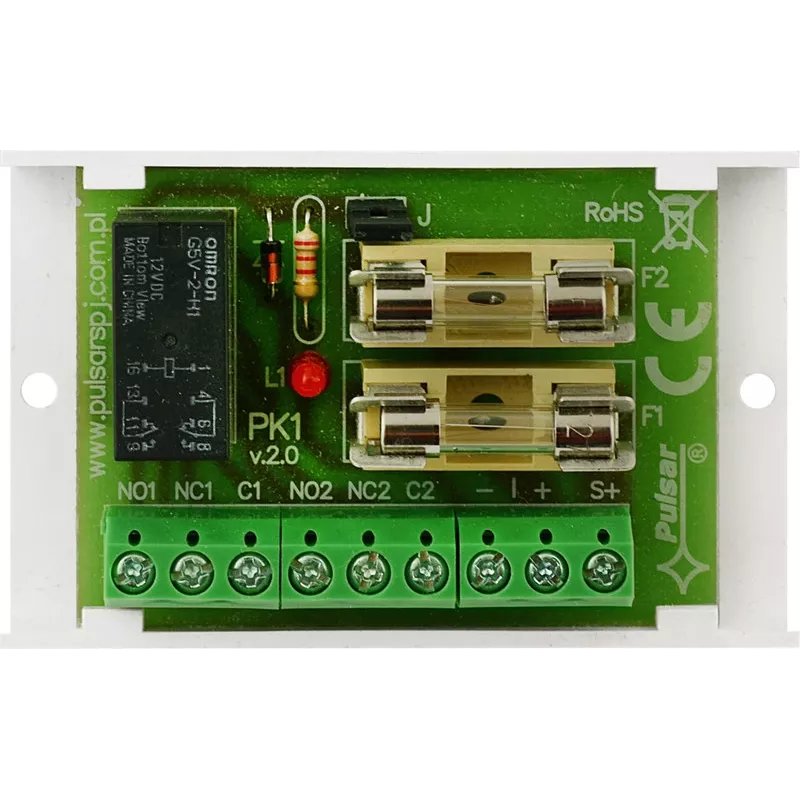 PULSAR AWZ513 Módulo de relé SPDT 2A 10-30V DC carril DIN