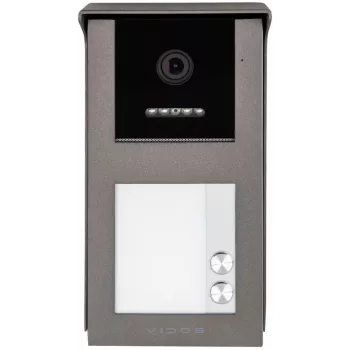 VIDOS IPX S101-2 Placa exterior - Videoportero IP 2MP con RFID, PoE, IP65