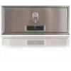 VIDOS S551-SKM Buzón con videoportero integrado, acero inoxidable cepillado, montaje empotrado