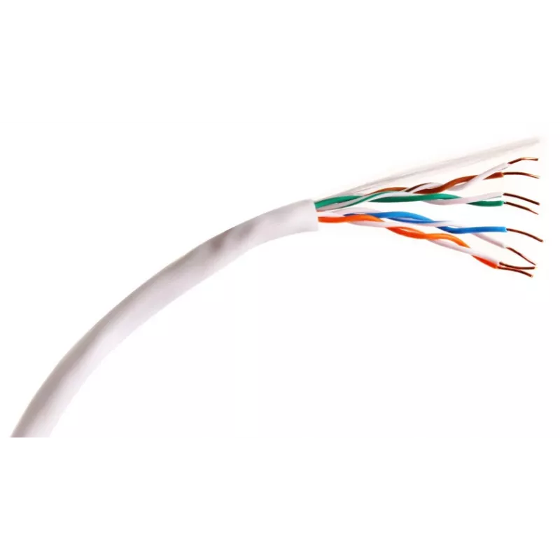 GETFORT Cable de red Cat.5e U/UTP PVC Premium 305m (1000ft) - Gris