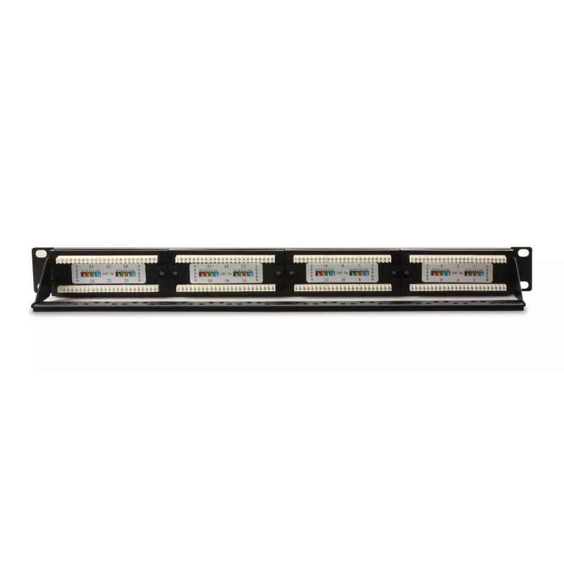 GETFORT PGF-5EUTP24-B4 Panel de parcheo Cat.5e UTP 24 puertos 1U 19