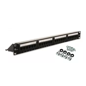 GETFORT PGF-6UTP24-B4 Panel de parcheo UTP Cat.6 24 puertos 1U negro