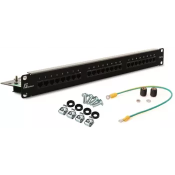 GETFORT PGF-5EUTP24-B5 Panel de parcheo Cat.5e UTP 24 puertos 1U 19