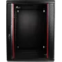 GETFORT CALI 15U 600x550 armario rack de pared de doble sección negro
