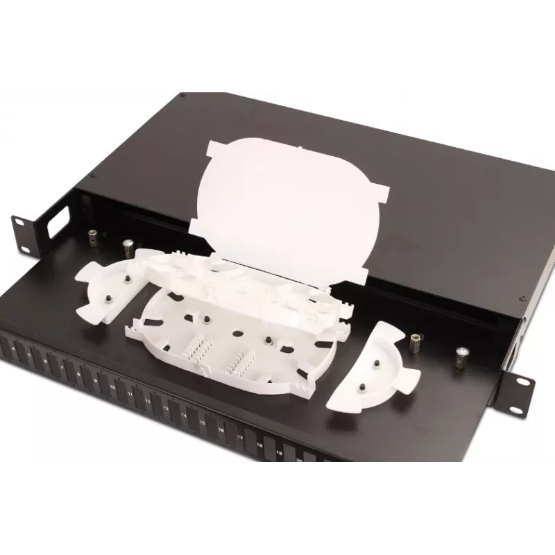 GETFORT GF-FO01-DX panel de parcheo de fibra óptica 1U 19