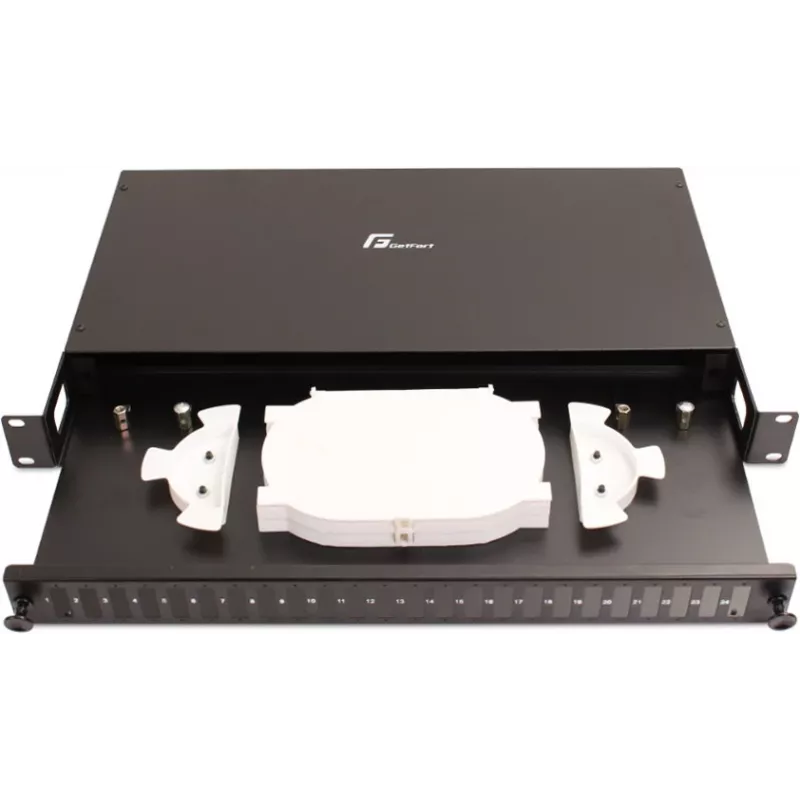 GETFORT GF-FO01-DX panel de parcheo de fibra óptica 1U 19
