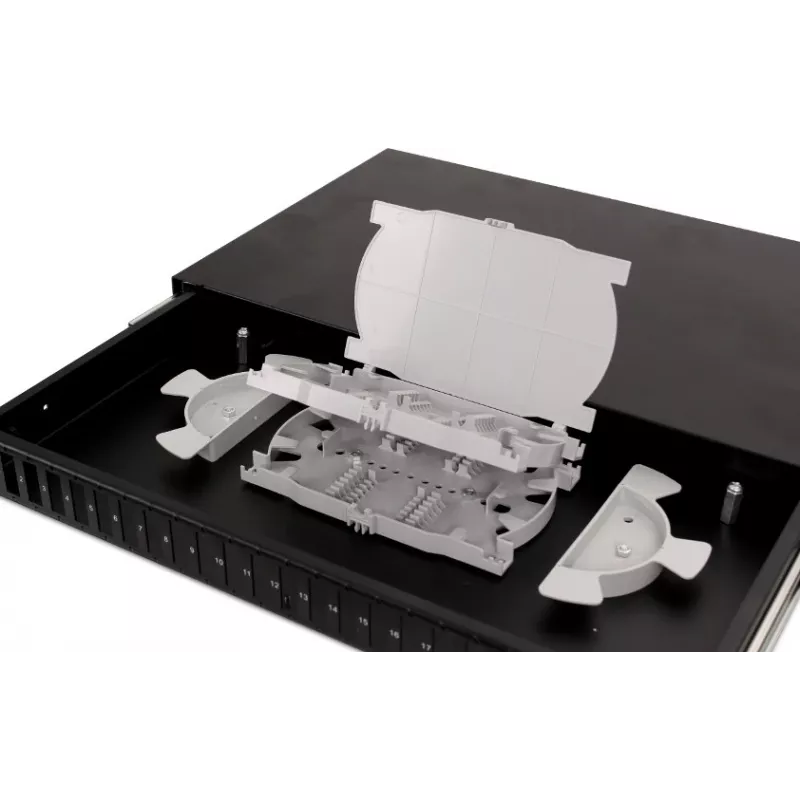 GETFORT GF-FO02-DX panel de parcheo de fibra óptica 1U 19