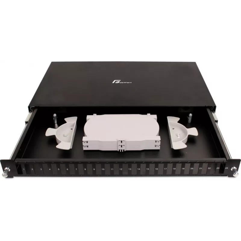 GETFORT GF-FO02-DX panel de parcheo de fibra óptica 1U 19