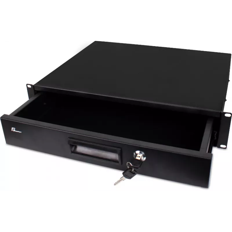 GETFORT GF-2U-drawer cajón para rack 2U - acero 19