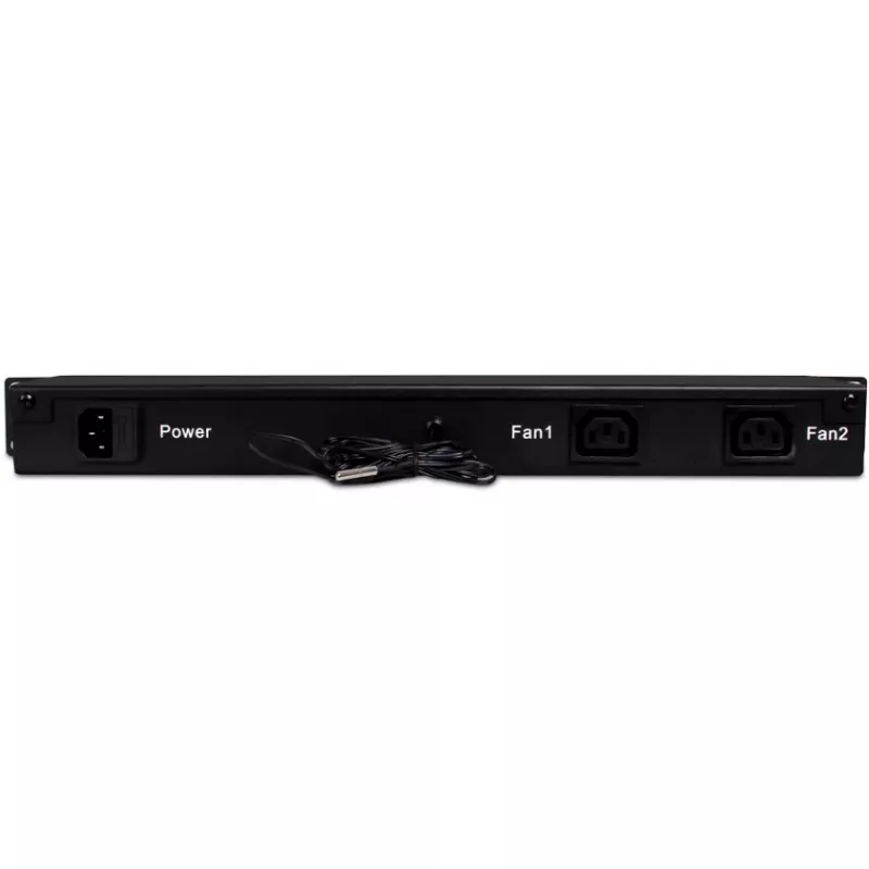 Getfort GF-TR termostato para rack 1U, digital, 19 inch, negro