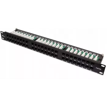 GETFORT PGF-5EUTP48-B9 panel de parcheo UTP Cat.5e 48 puertos 2U 19